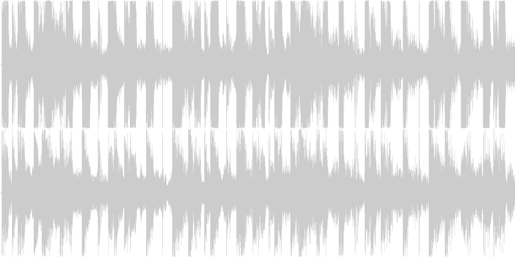 ハードなドラムを基本にした楽曲です。の未再生の波形
