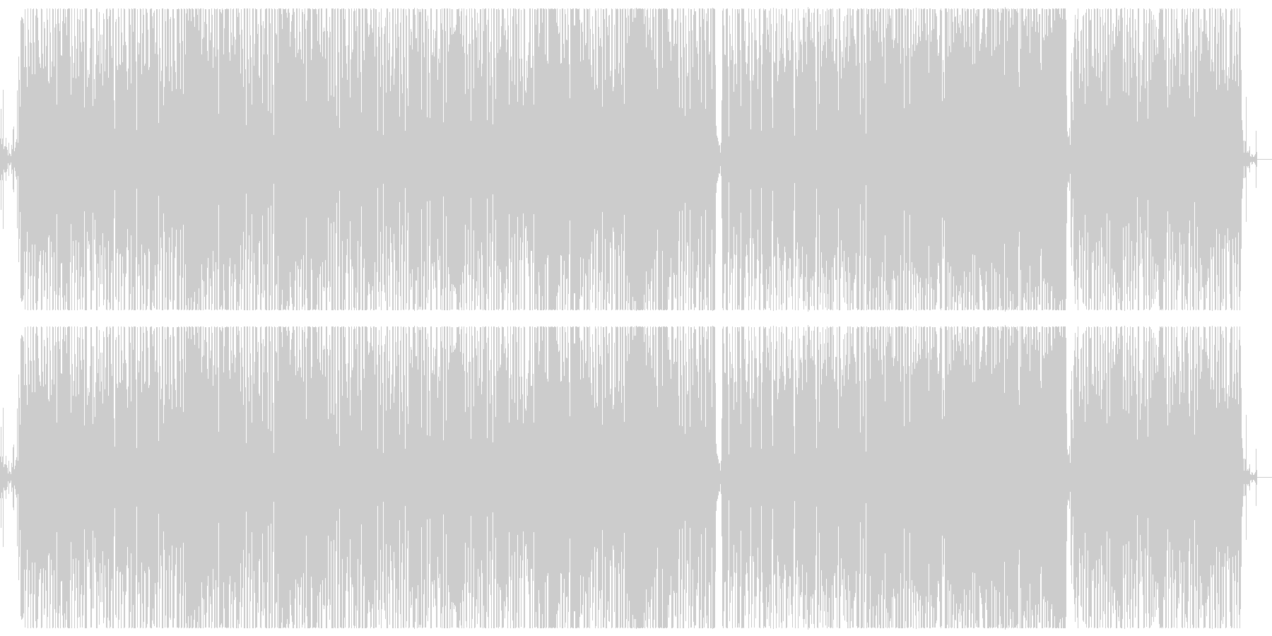 蓄音機で楽しげなジプシージャズ/スイングの未再生の波形