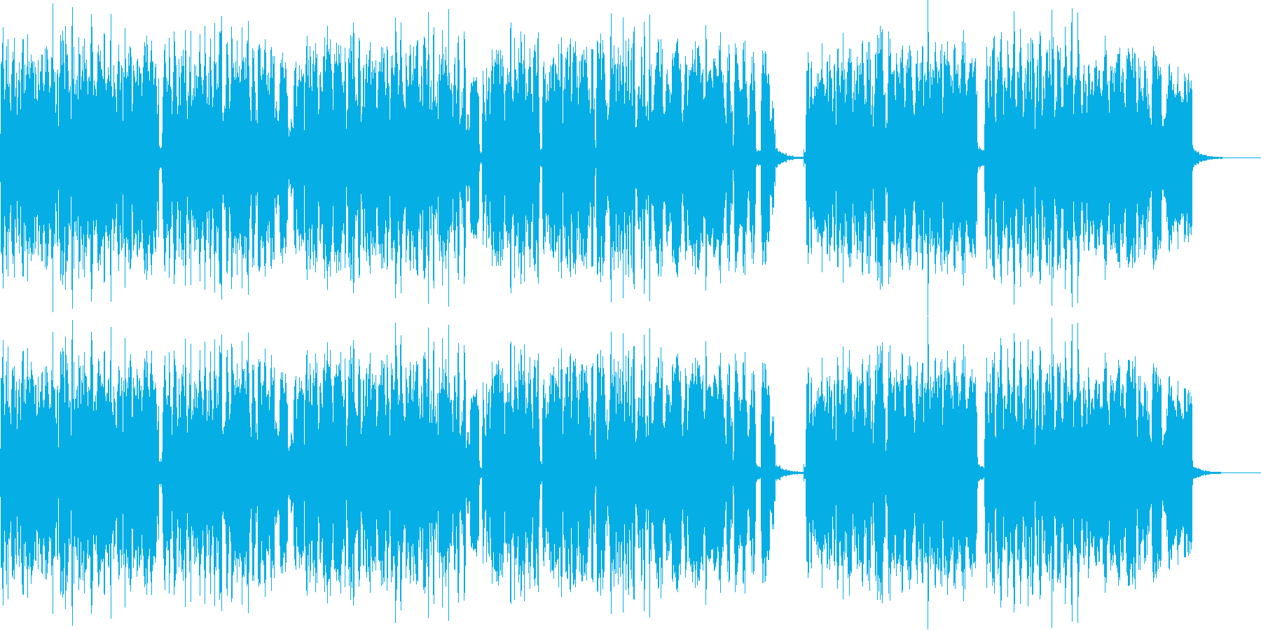 どこか懐かしいアコーディオンの音色の再生済みの波形