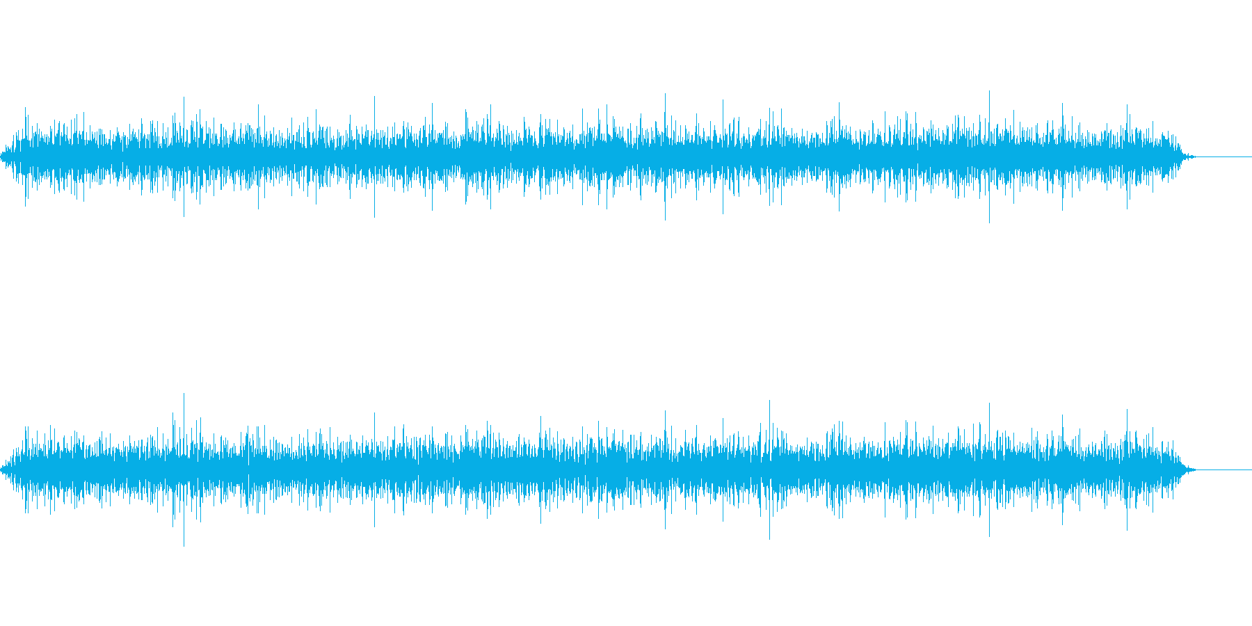 パチパチと火が燃える音(ロング)の再生済みの波形