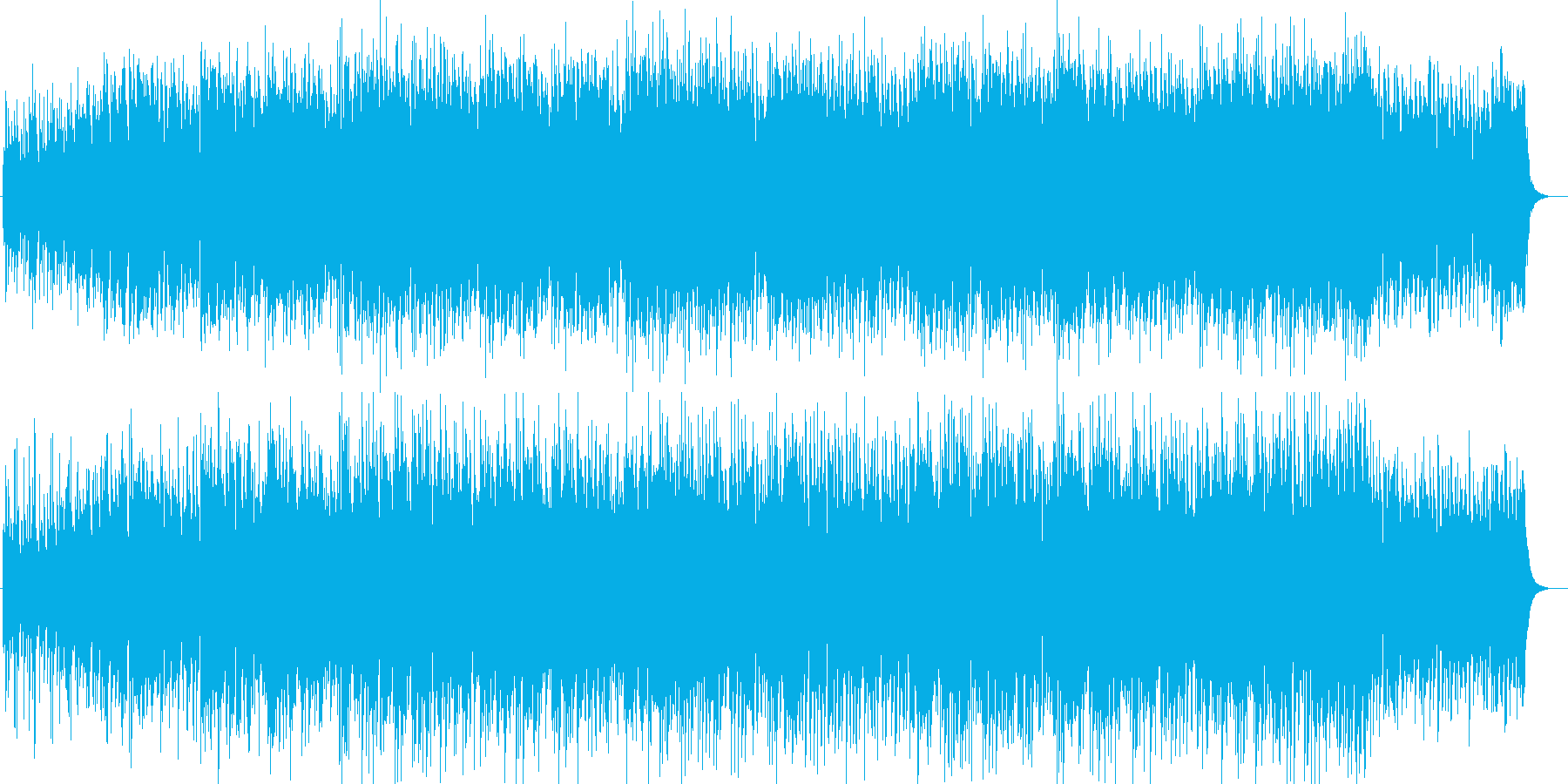 ギターの音色で軽快なテンポのポップスの再生済みの波形