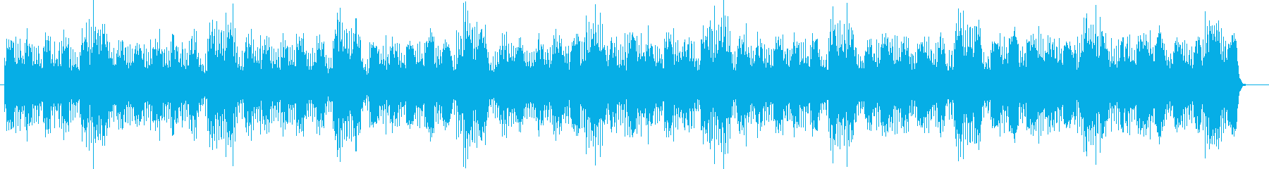 Space feeling and serious synthesizer sound's reproduced waveform