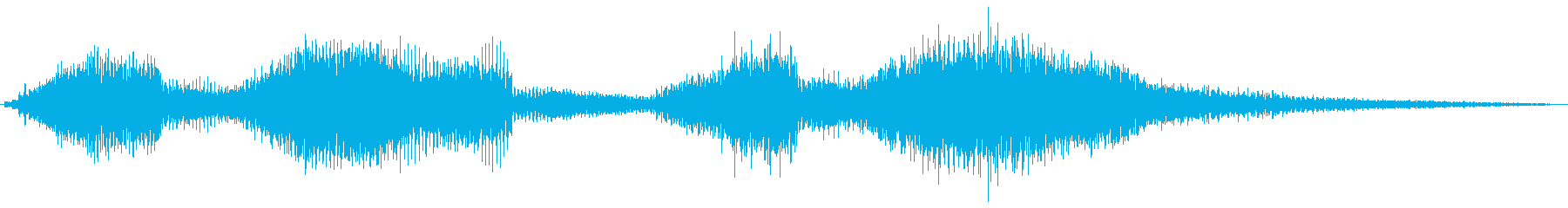【エレキギター】クリーンストローク音②の再生済みの波形