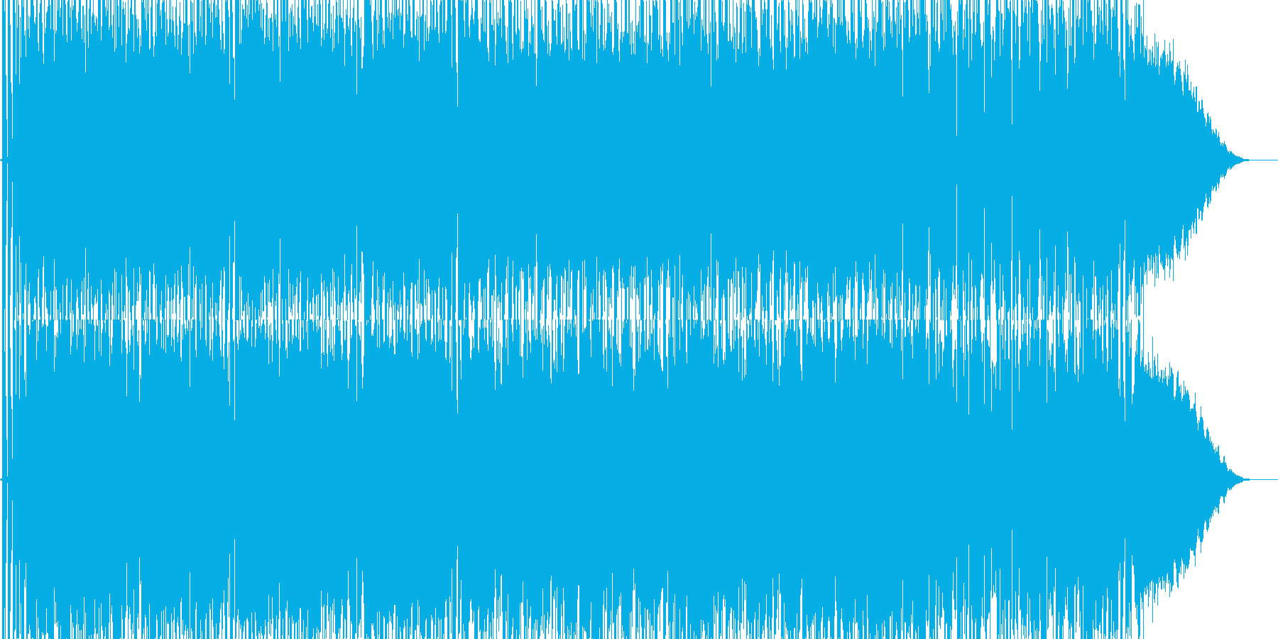エレクトロなバトルBGMの再生済みの波形