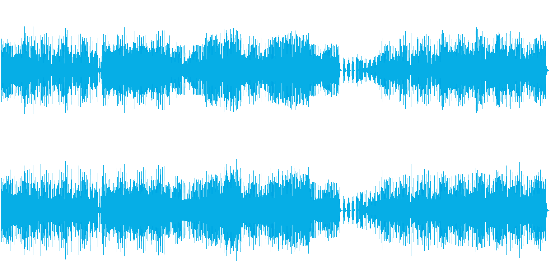 ダンス「UP TONE」の再生済みの波形
