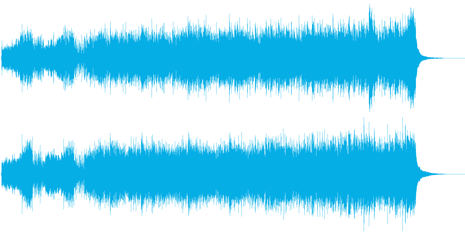 はじまりの予感の再生済みの波形