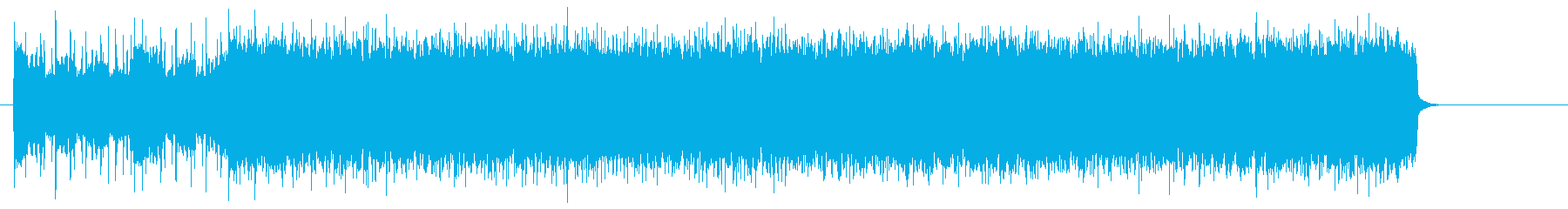 疾走感のあるハードロック(イントロ~A)の再生済みの波形