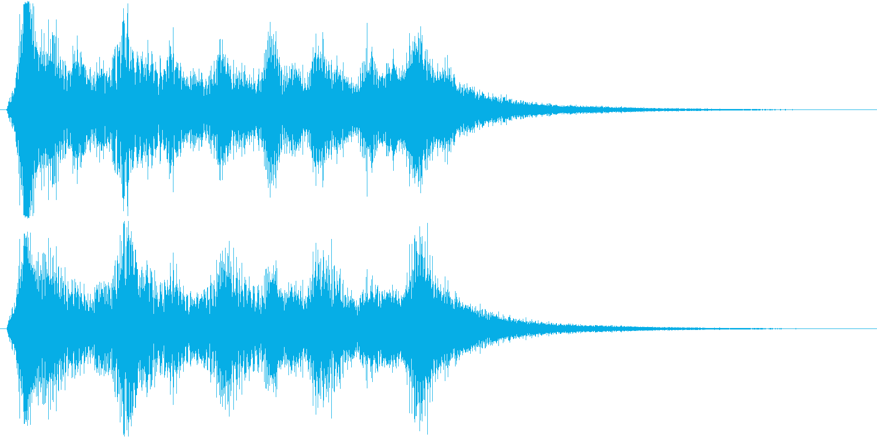 短めのシーンを演出する音です。の再生済みの波形