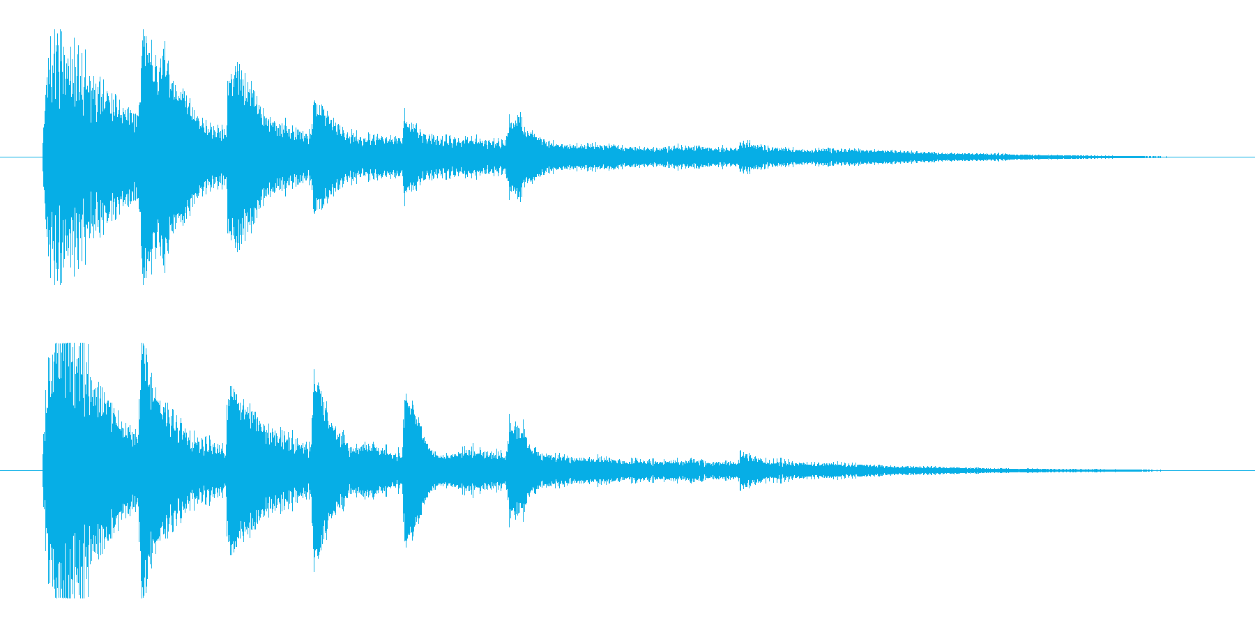 【響きのために2】の再生済みの波形