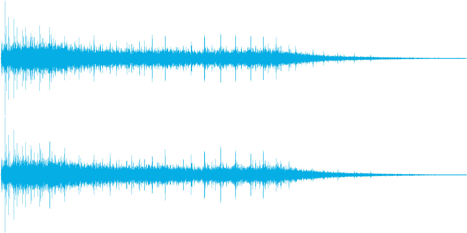機械系の短い効果音です。の再生済みの波形
