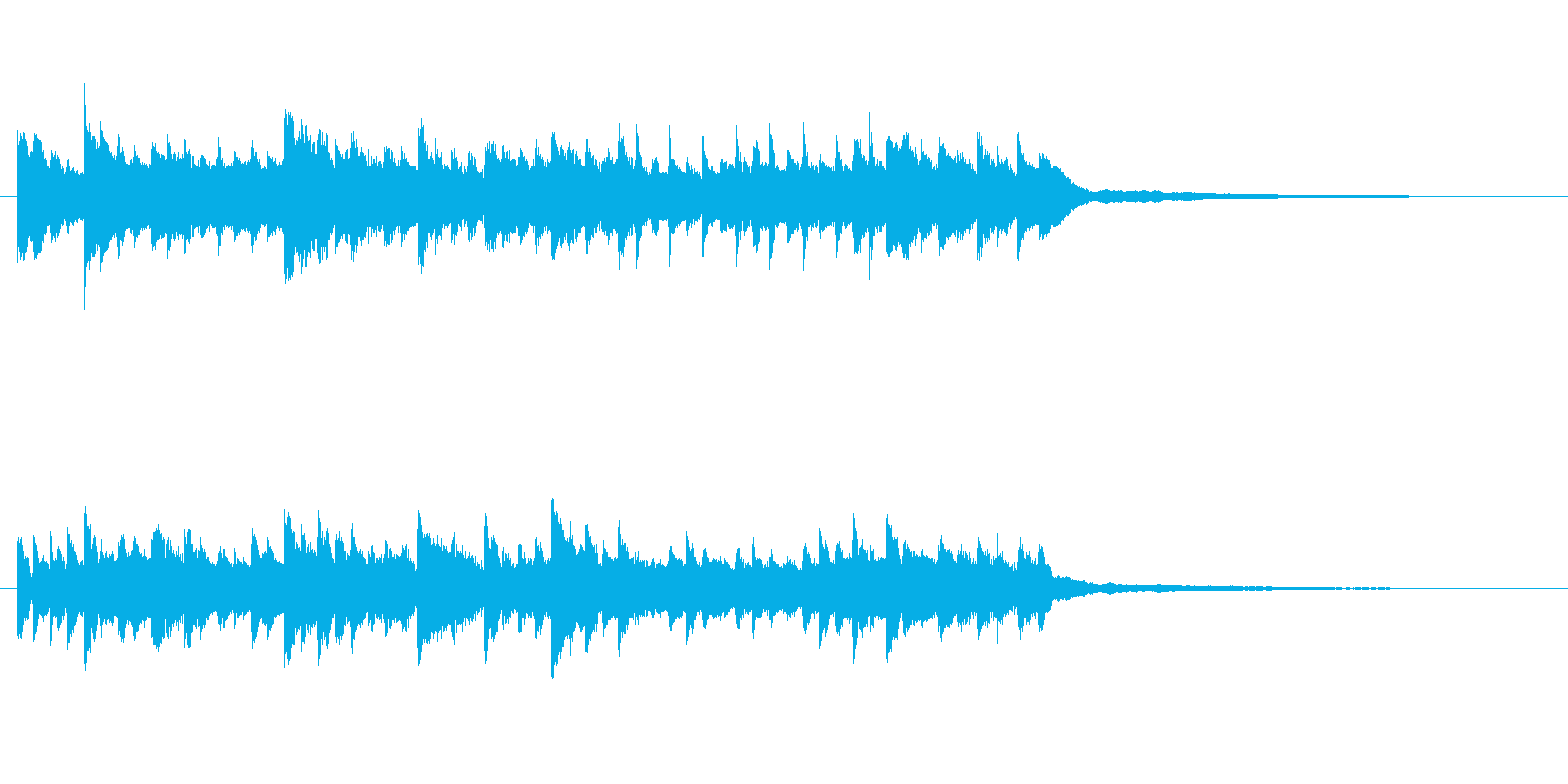 切ないピアノBGM30秒 回想 懐かしいの再生済みの波形