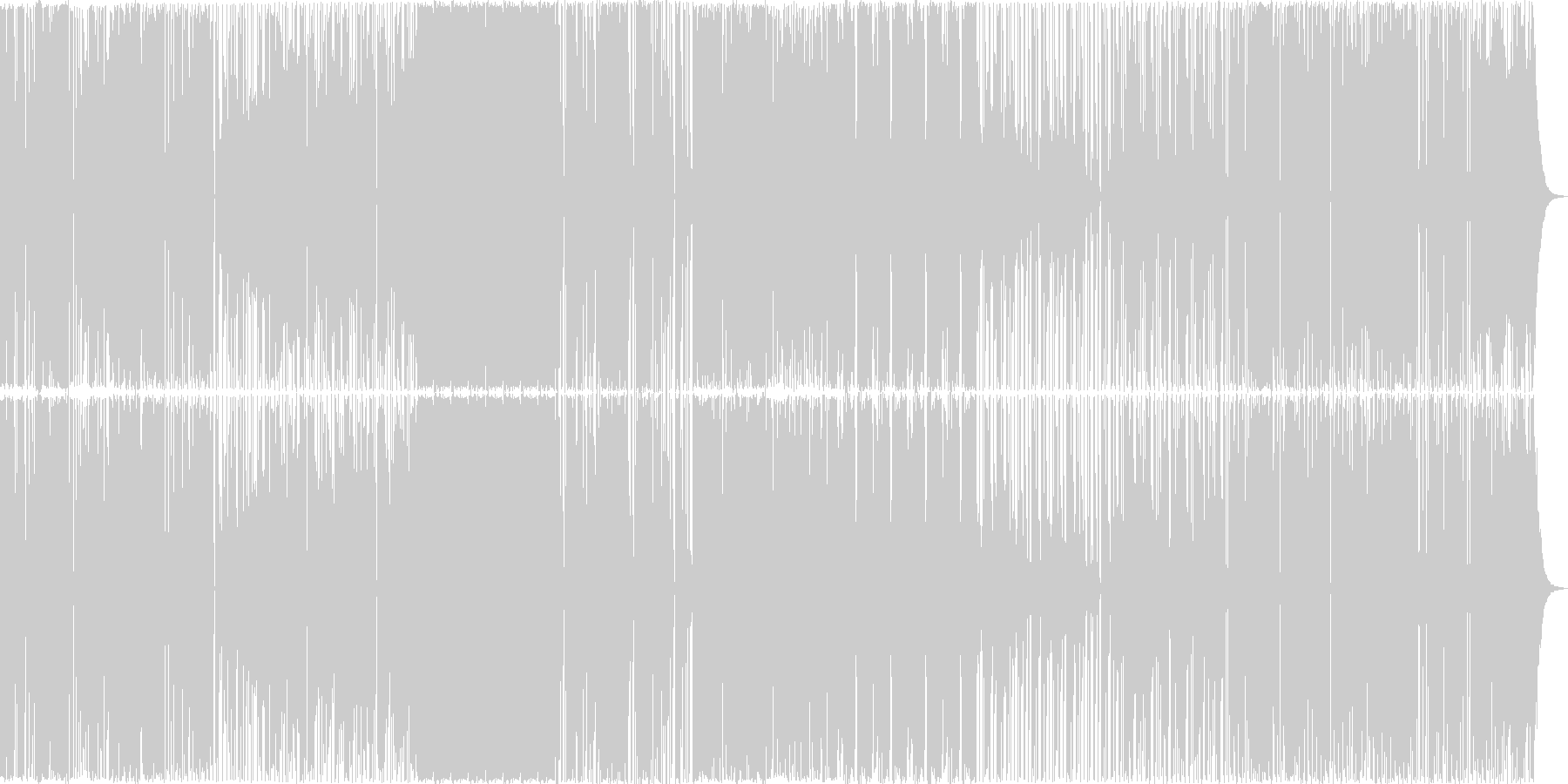 変わった曲です。楽器がころころと変わっ…の未再生の波形