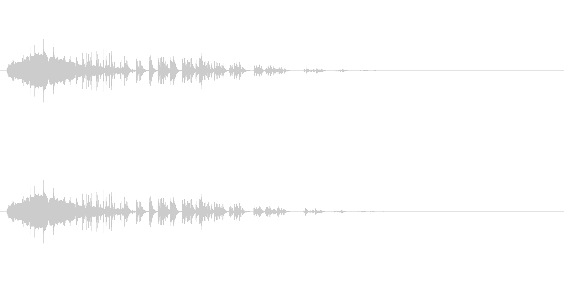 お腹がすく音 (グウゥゥゥゥー)の未再生の波形