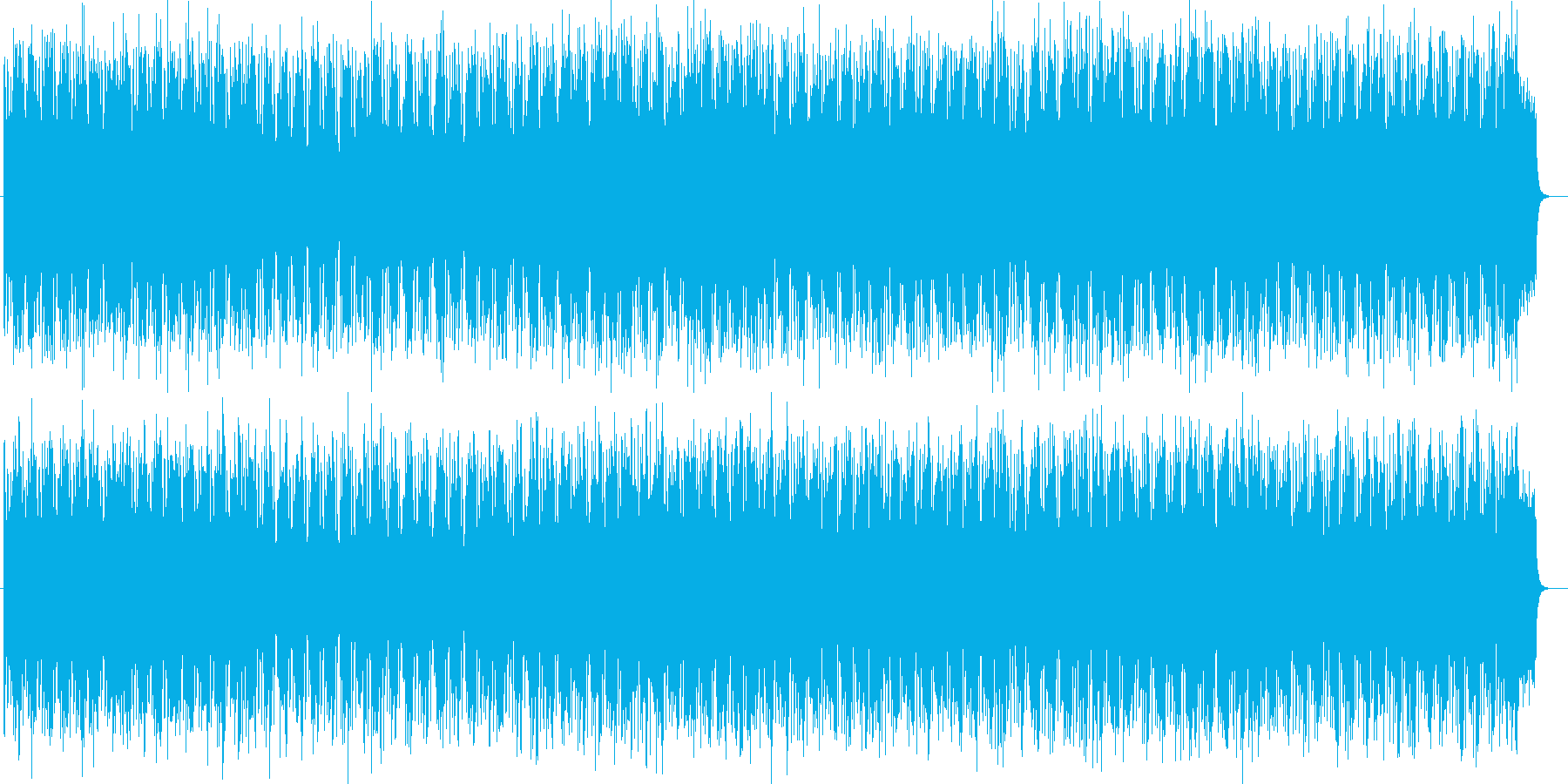 明るい爽やかポップスの再生済みの波形