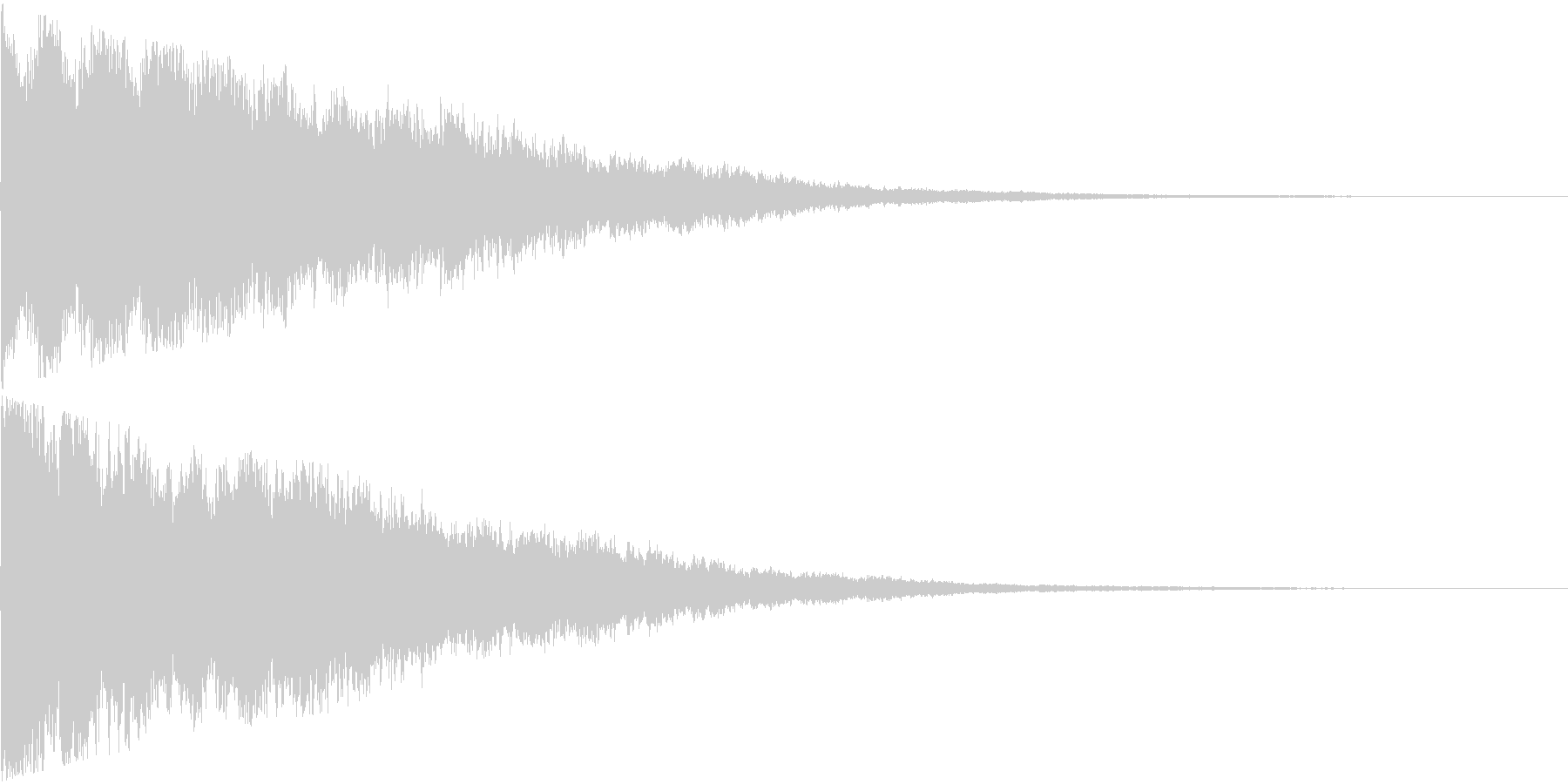 キーン(超音波みたいな電子音)の未再生の波形