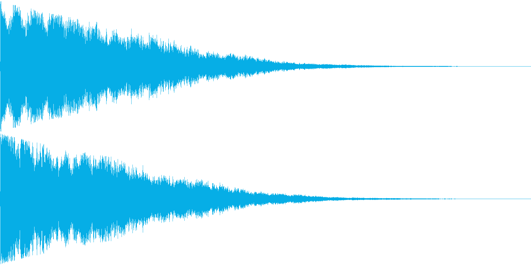 キーン(超音波みたいな電子音)の再生済みの波形