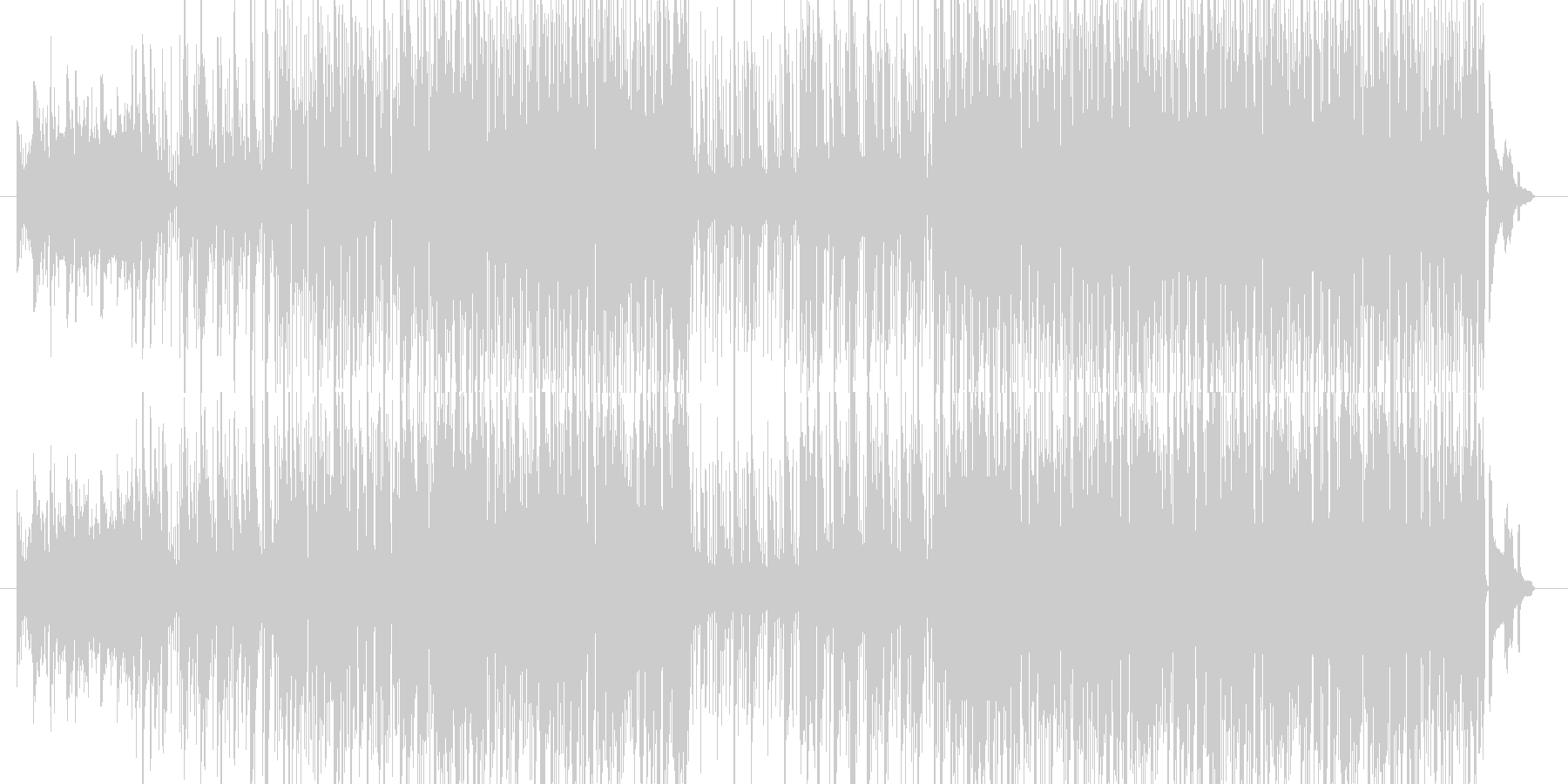 くつろぎの空間に向いた楽曲をテーマに、…の未再生の波形