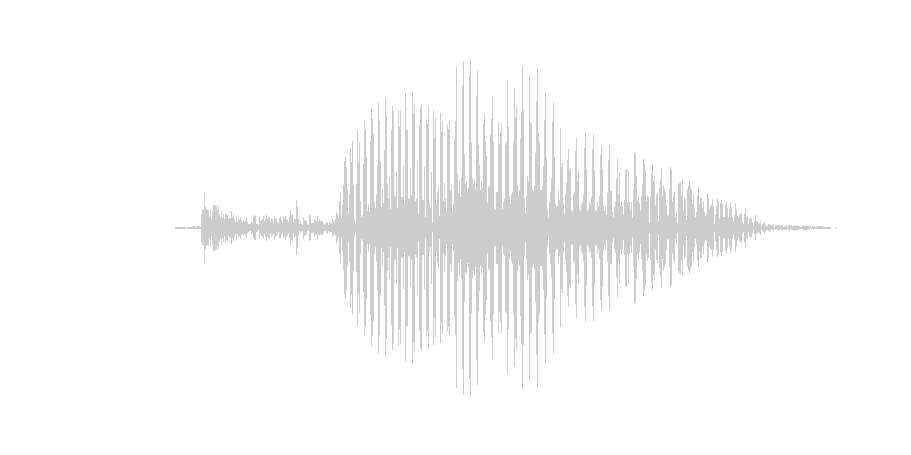 3 (trois、フランス語、女性声優)の未再生の波形