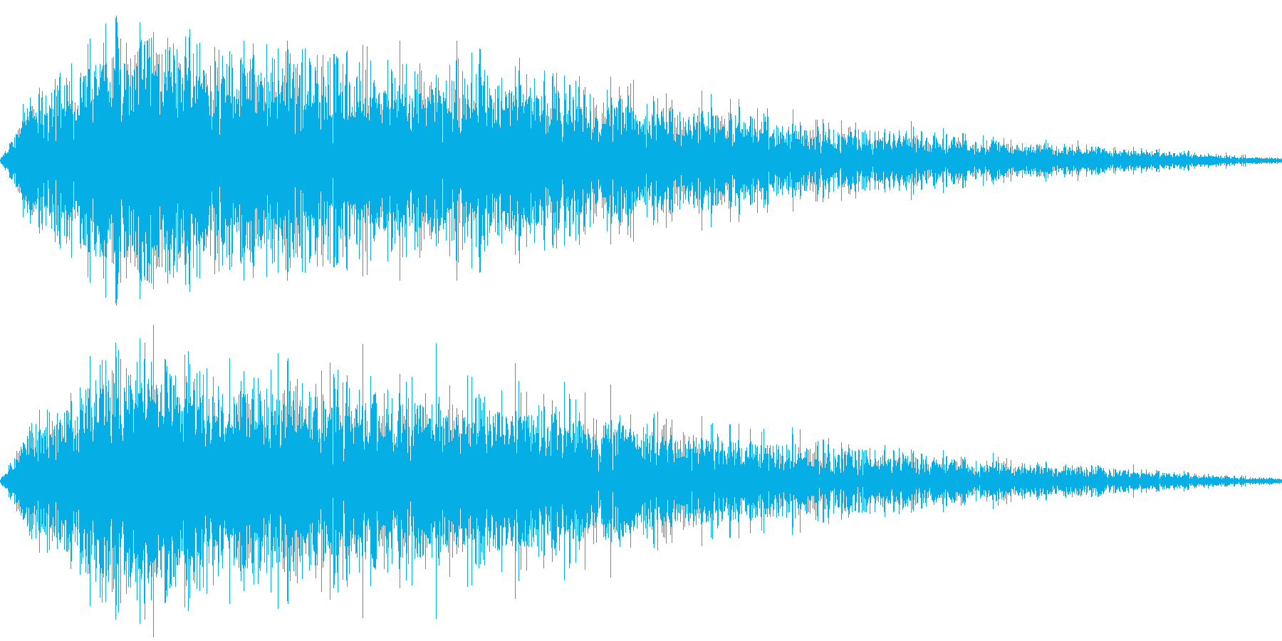 恐怖2(ピアノの音を加工)の再生済みの波形
