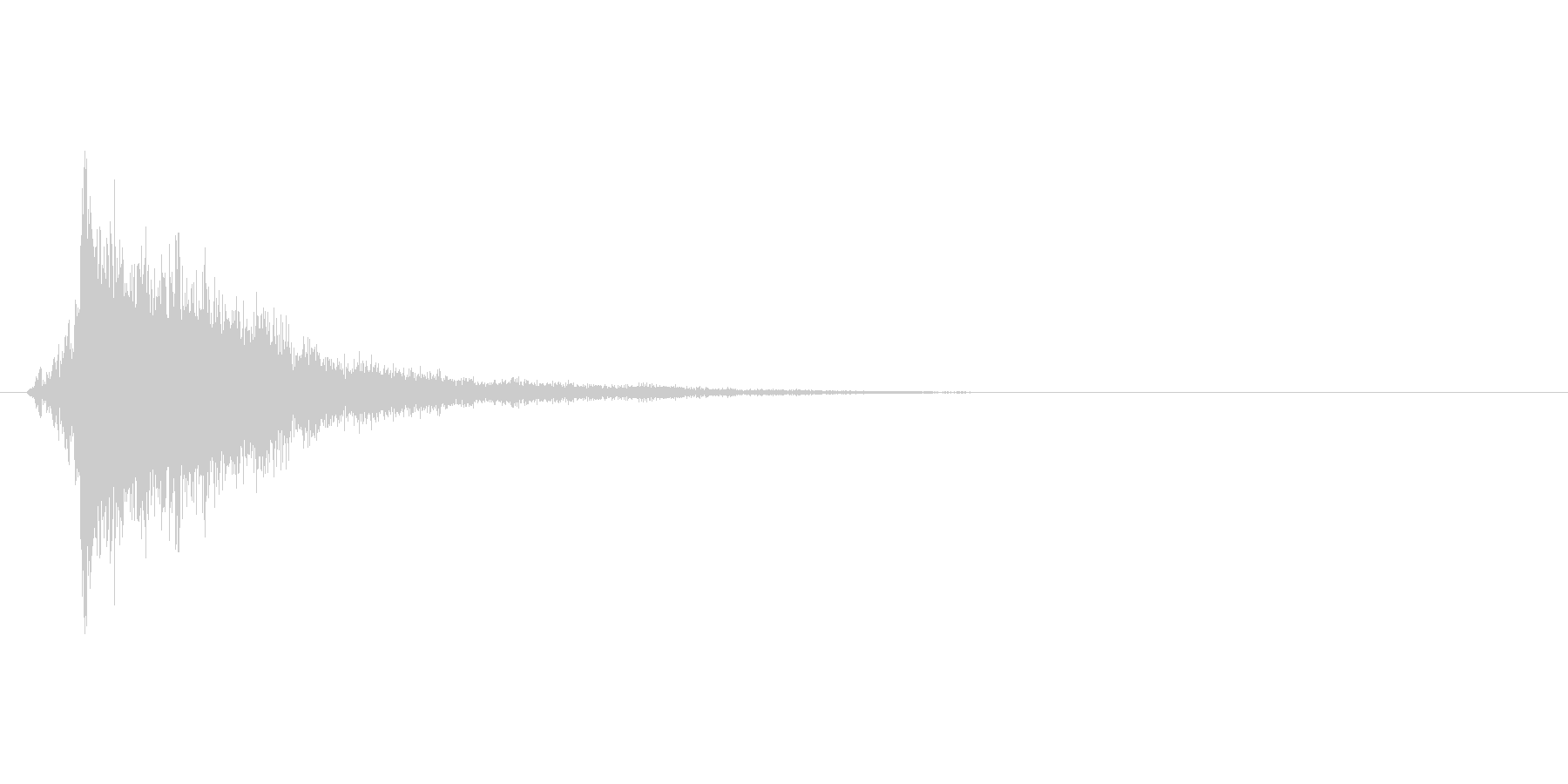 氷が砕ける音・氷系の魔法SE(低レベル)の未再生の波形