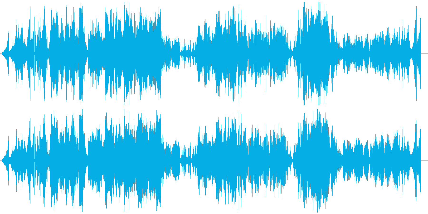 ピアノノイズです。ピアノ楽曲ではありま…の再生済みの波形