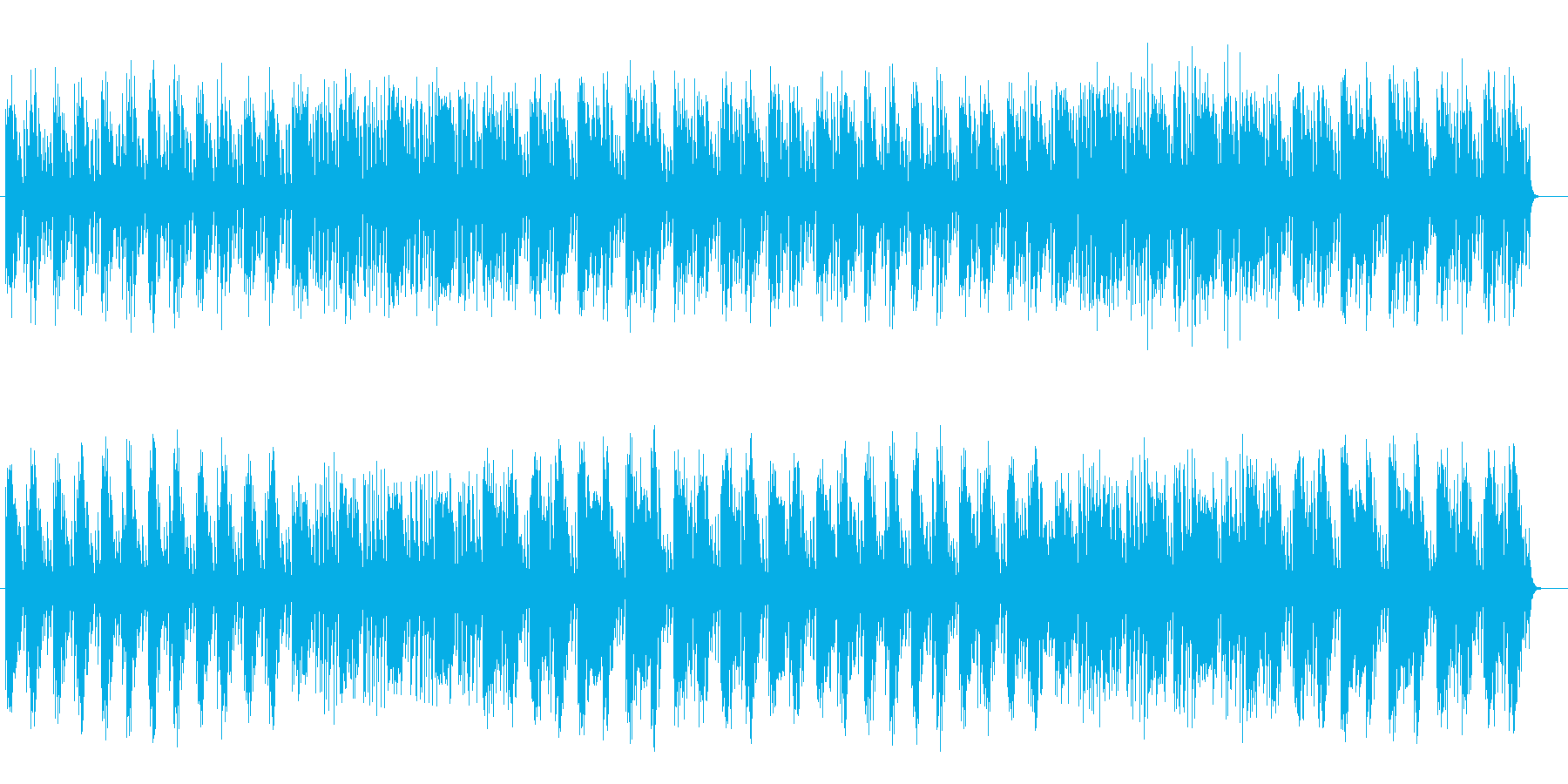ドラマティックなミステリーミュージックの再生済みの波形