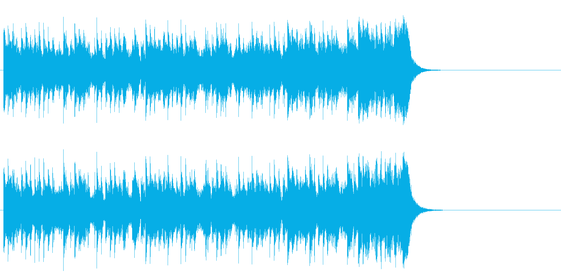 テーマパーク向けポップ(サビ)の再生済みの波形