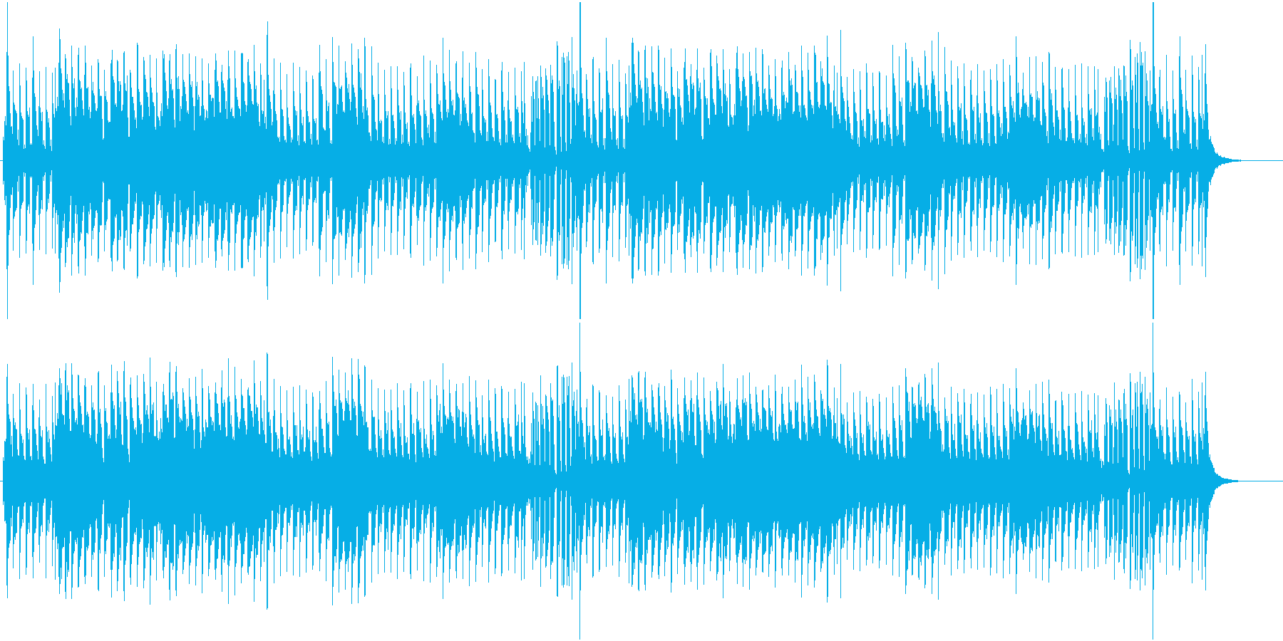 西部の掟の再生済みの波形