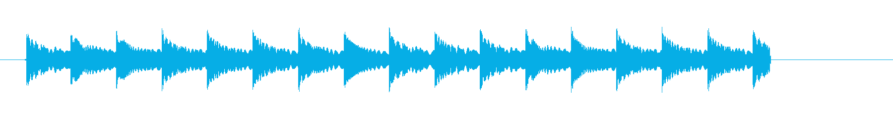 ピューンピューン・・(コミカルな飛行音)の再生済みの波形