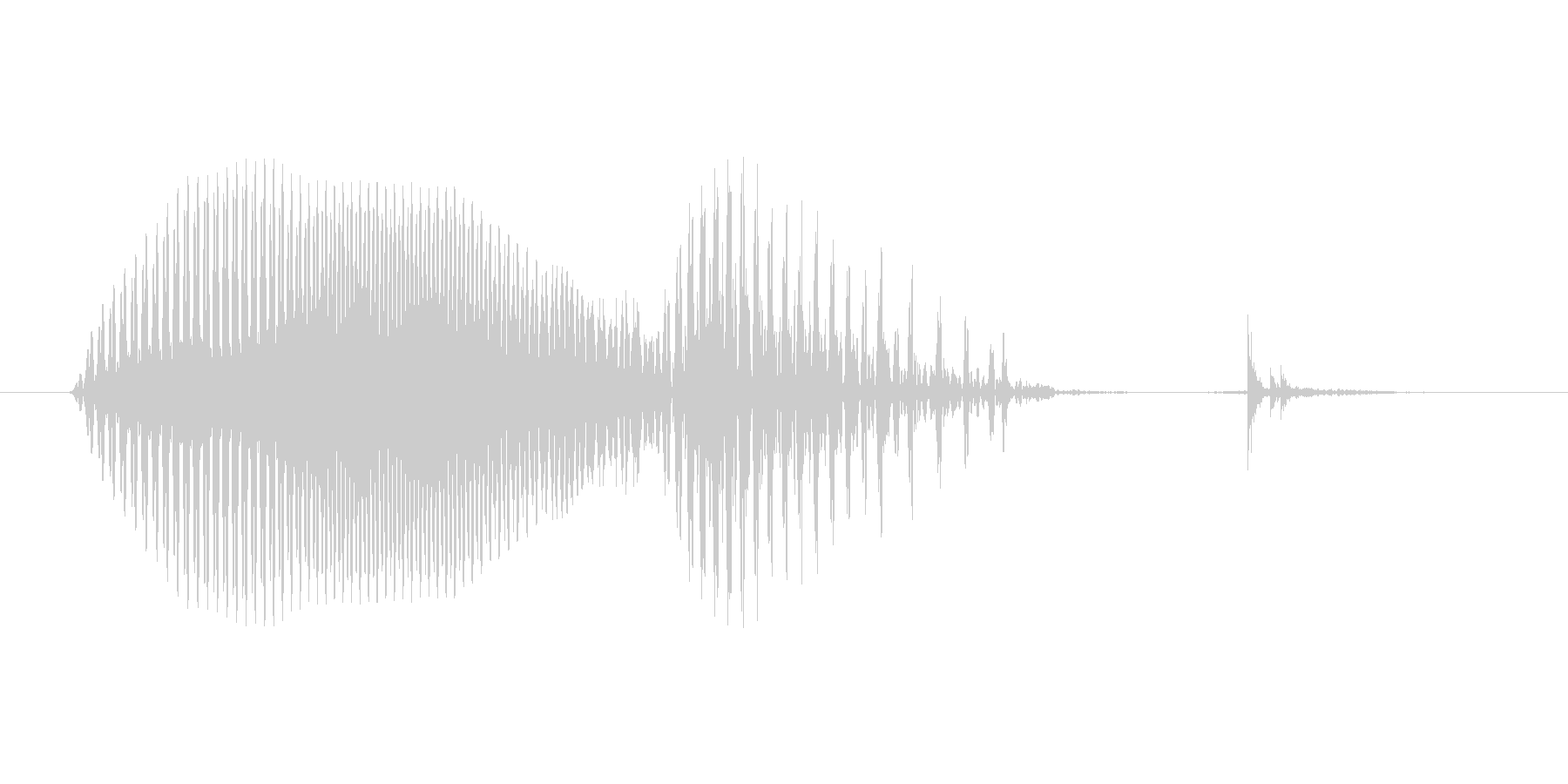 Music (ミュージック、英語、米国…の未再生の波形
