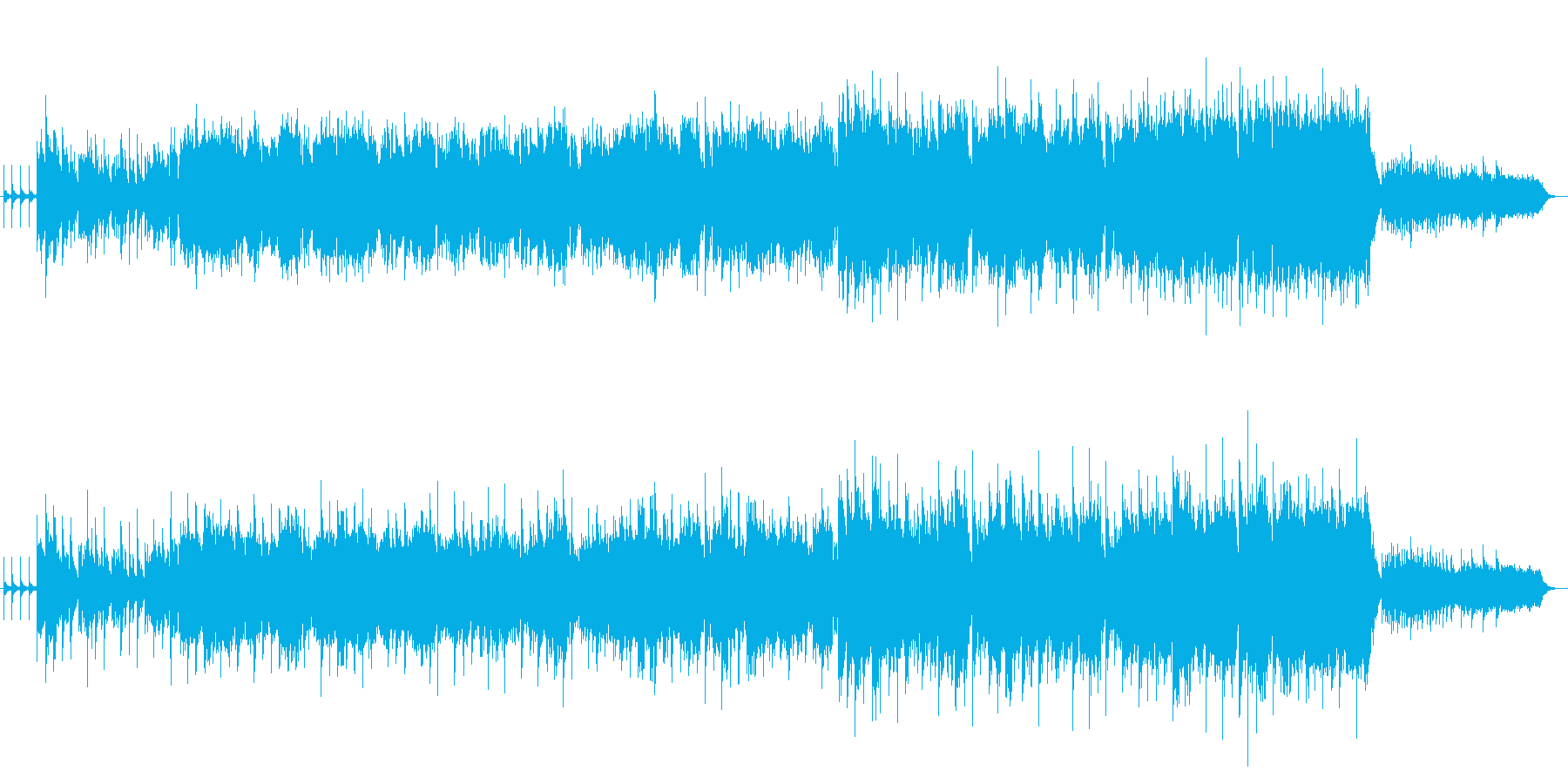 和風横笛とお琴の幻想曲の再生済みの波形