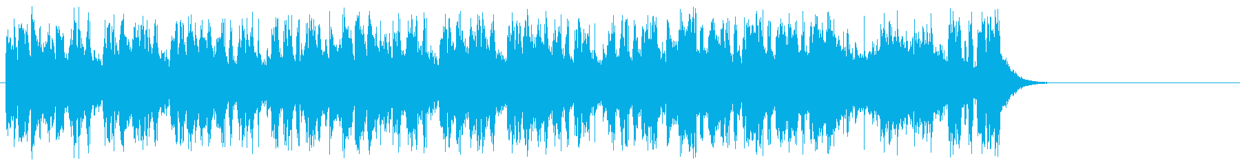 はつらつ気分のポップ(サビ~エンド)の再生済みの波形