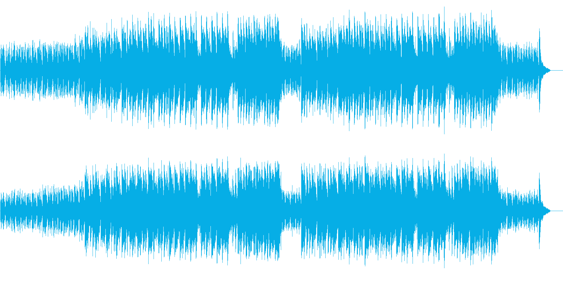 身も心も洗われる様な清涼感ある環境音楽の再生済みの波形