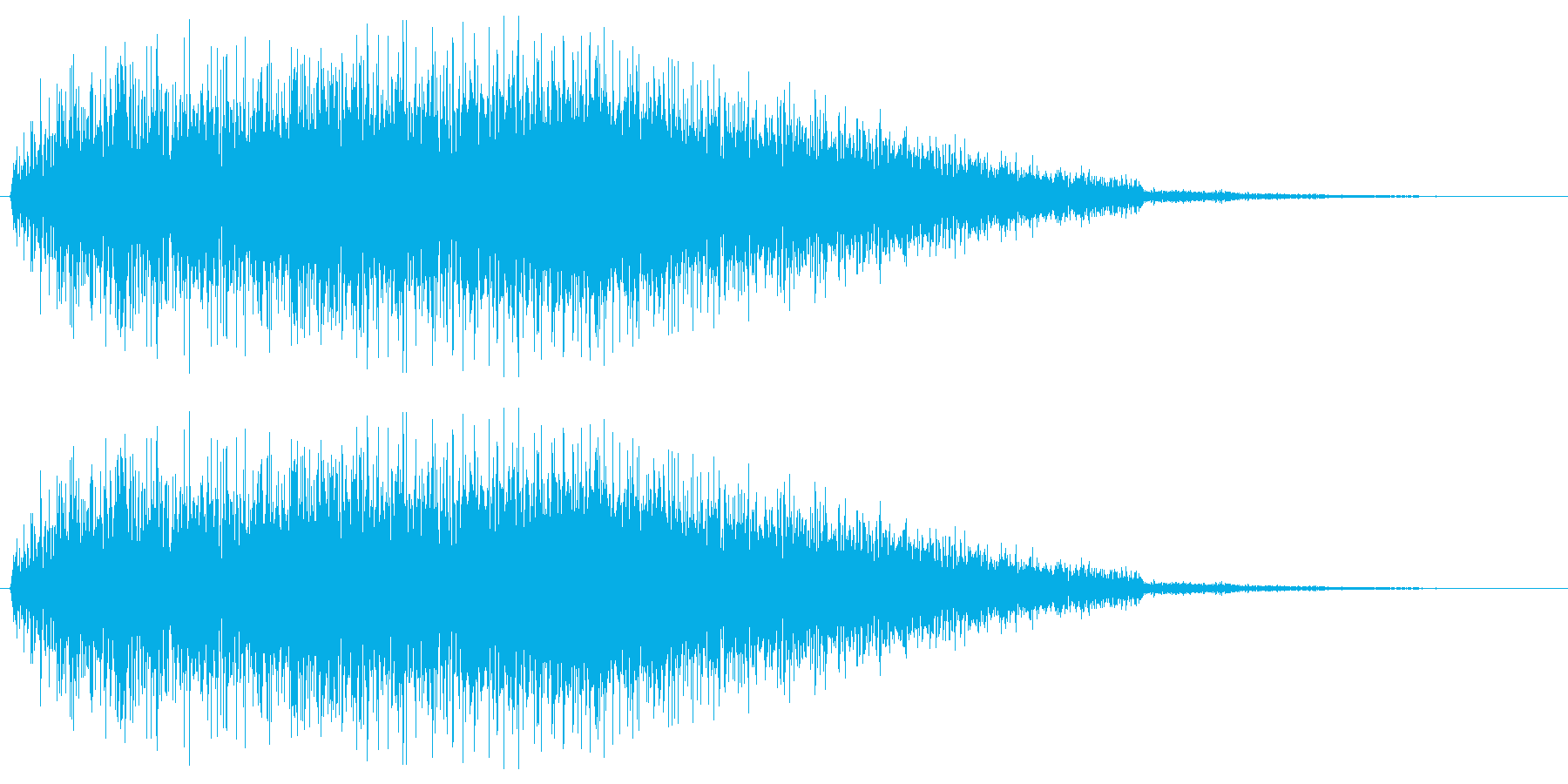 ゲームで使う事を想定したノイズ音(ズザ…の再生済みの波形