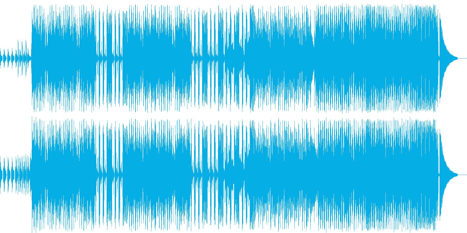 Windowsに内蔵されている音源(M…の再生済みの波形