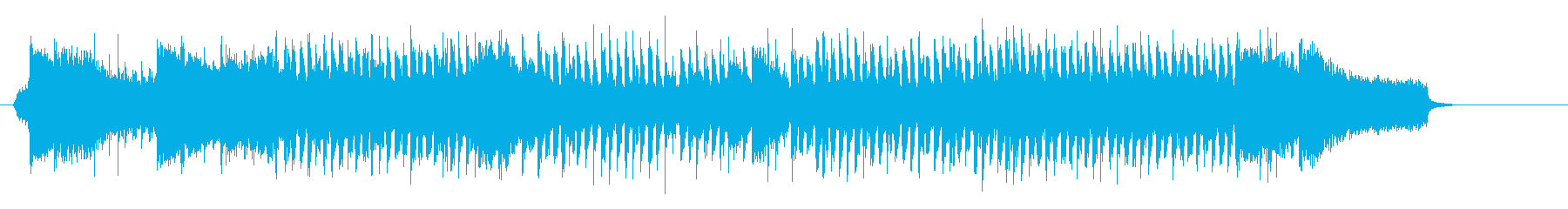 明るくさわやかな朝の活動にお似合いの曲の再生済みの波形