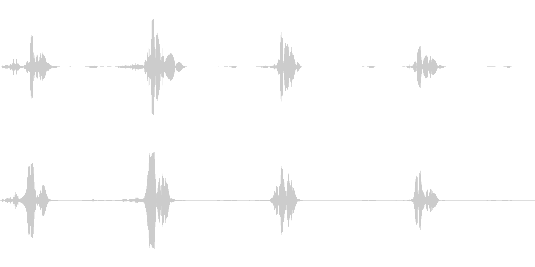 本を1ページづつめくる音です。の未再生の波形