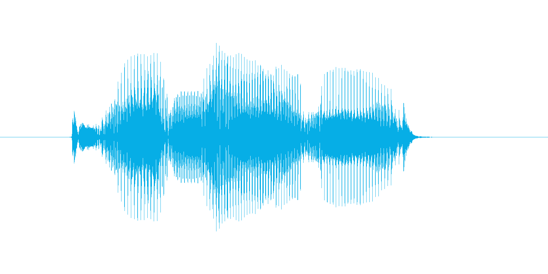 とまれの再生済みの波形