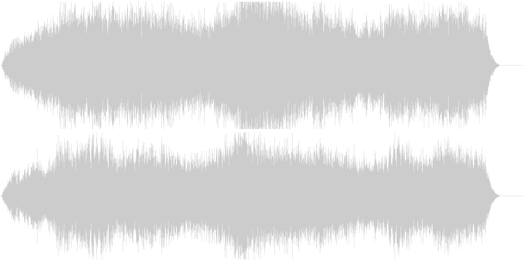 低音を重視して作成しました。の未再生の波形