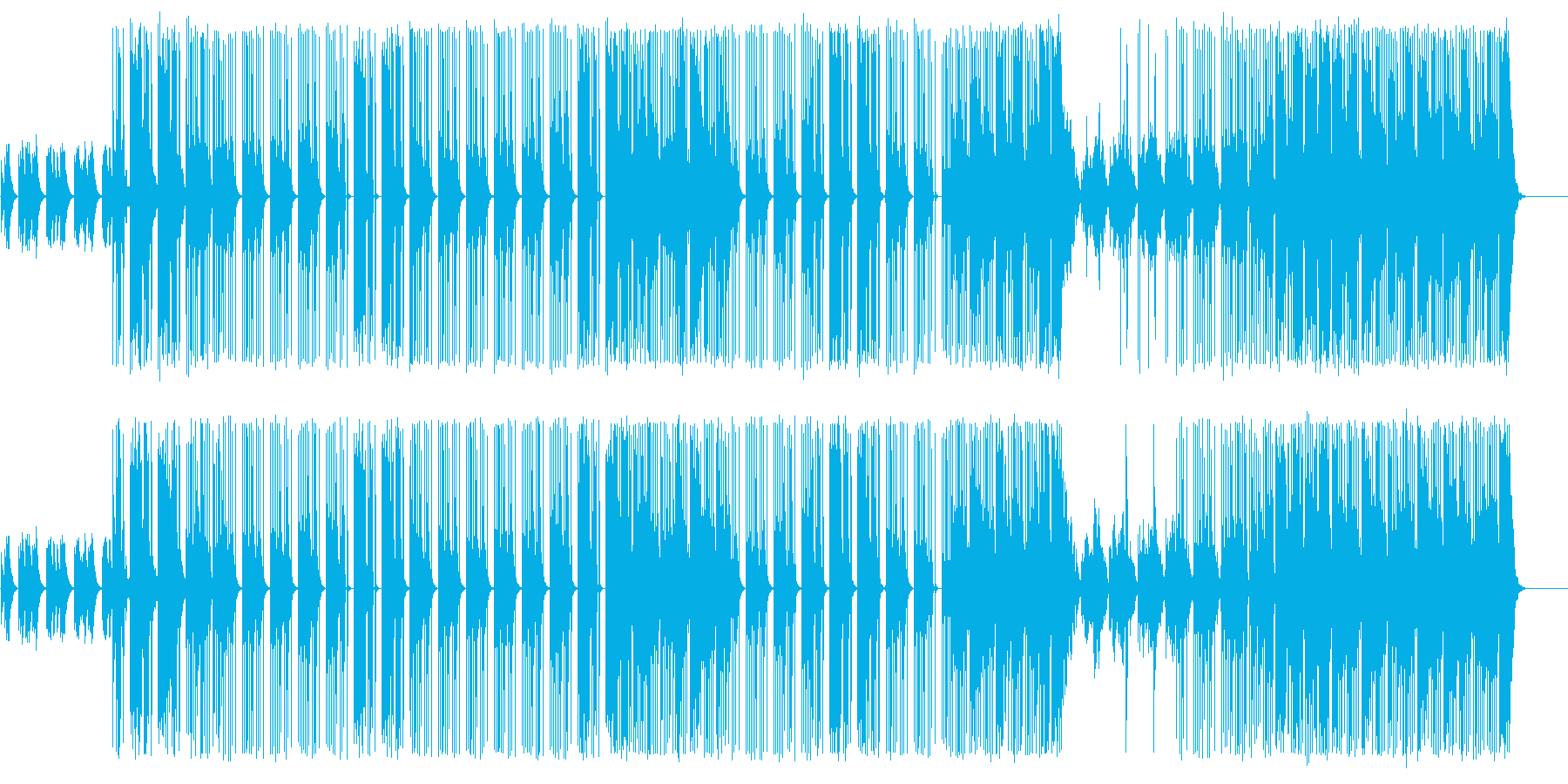 リードシンセ・メロHip-HopBeatの再生済みの波形