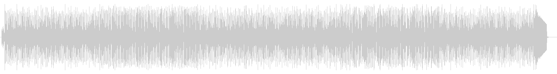 畳みかけるようなリズムが緊張感をあおる曲の未再生の波形