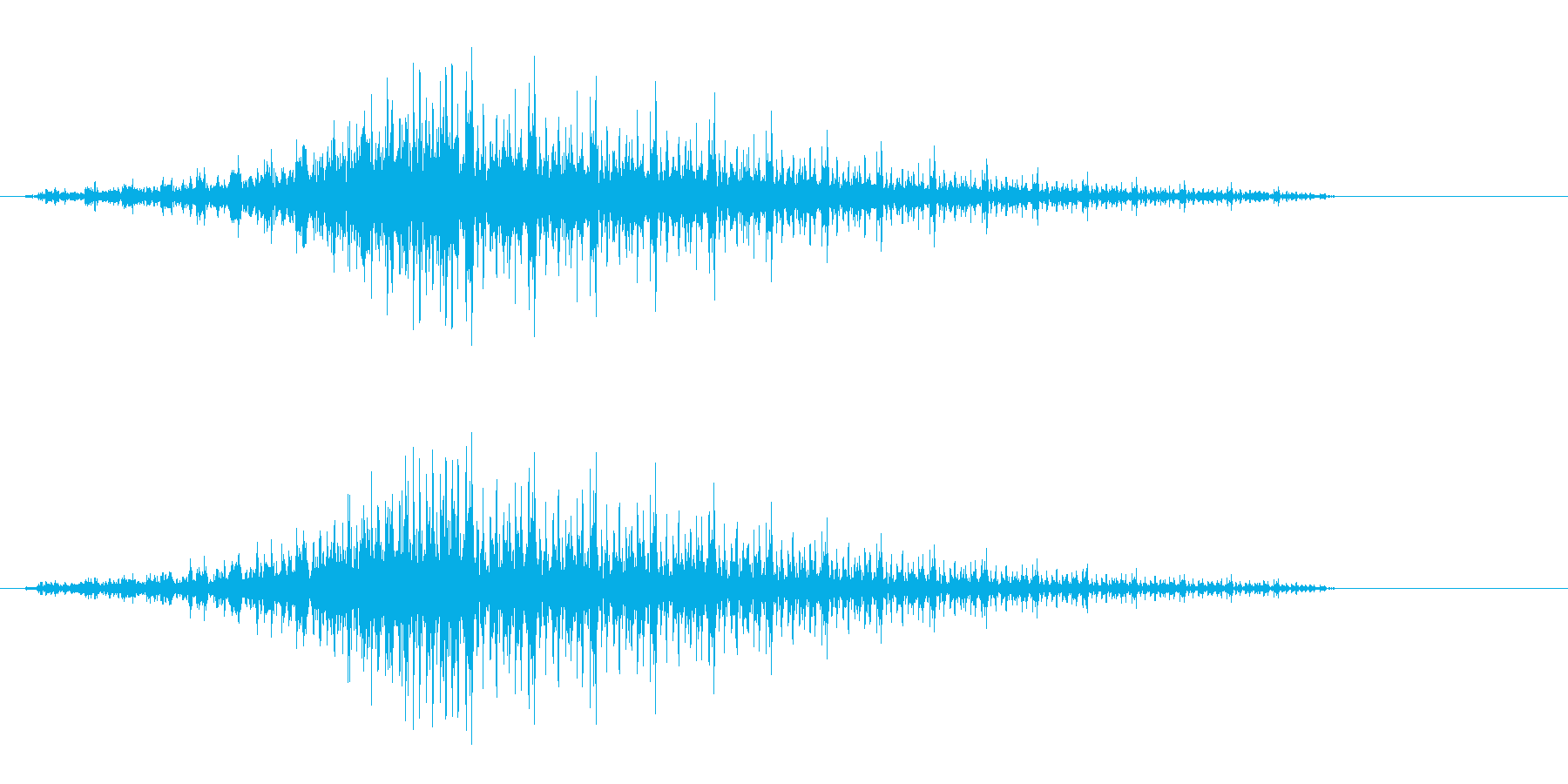 プシーッ シュイーン(高速移動音)の再生済みの波形