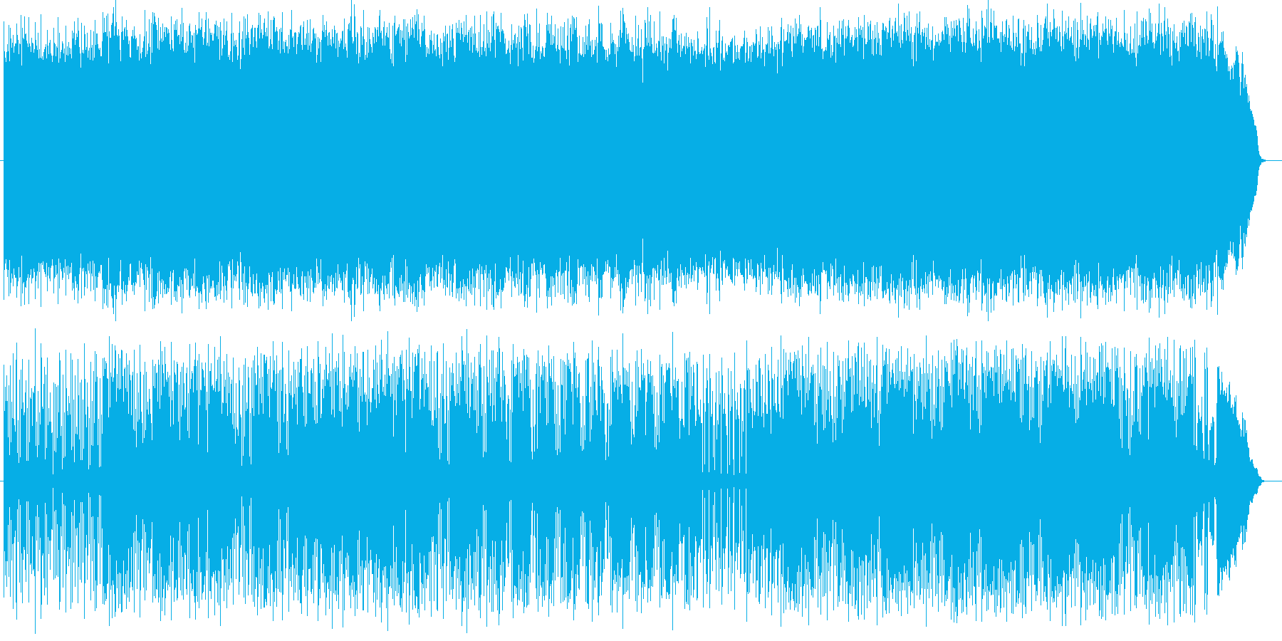クールな疾走感のあるロックの再生済みの波形
