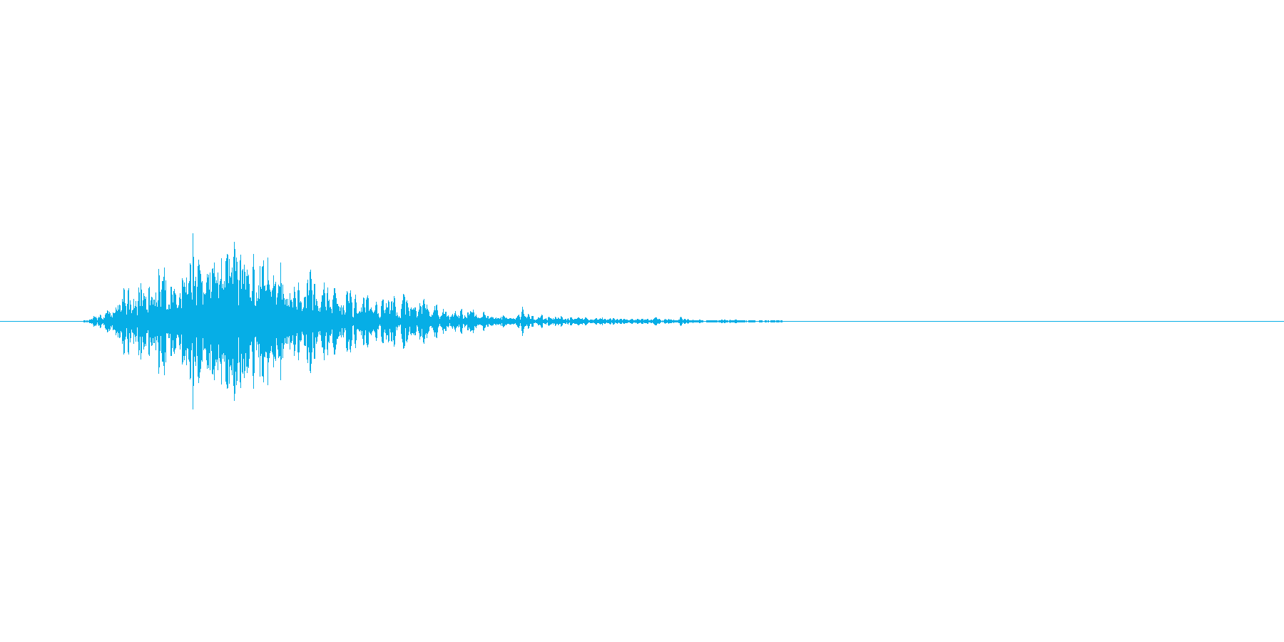 びゅん。大きな刀を振った時の音です。の再生済みの波形
