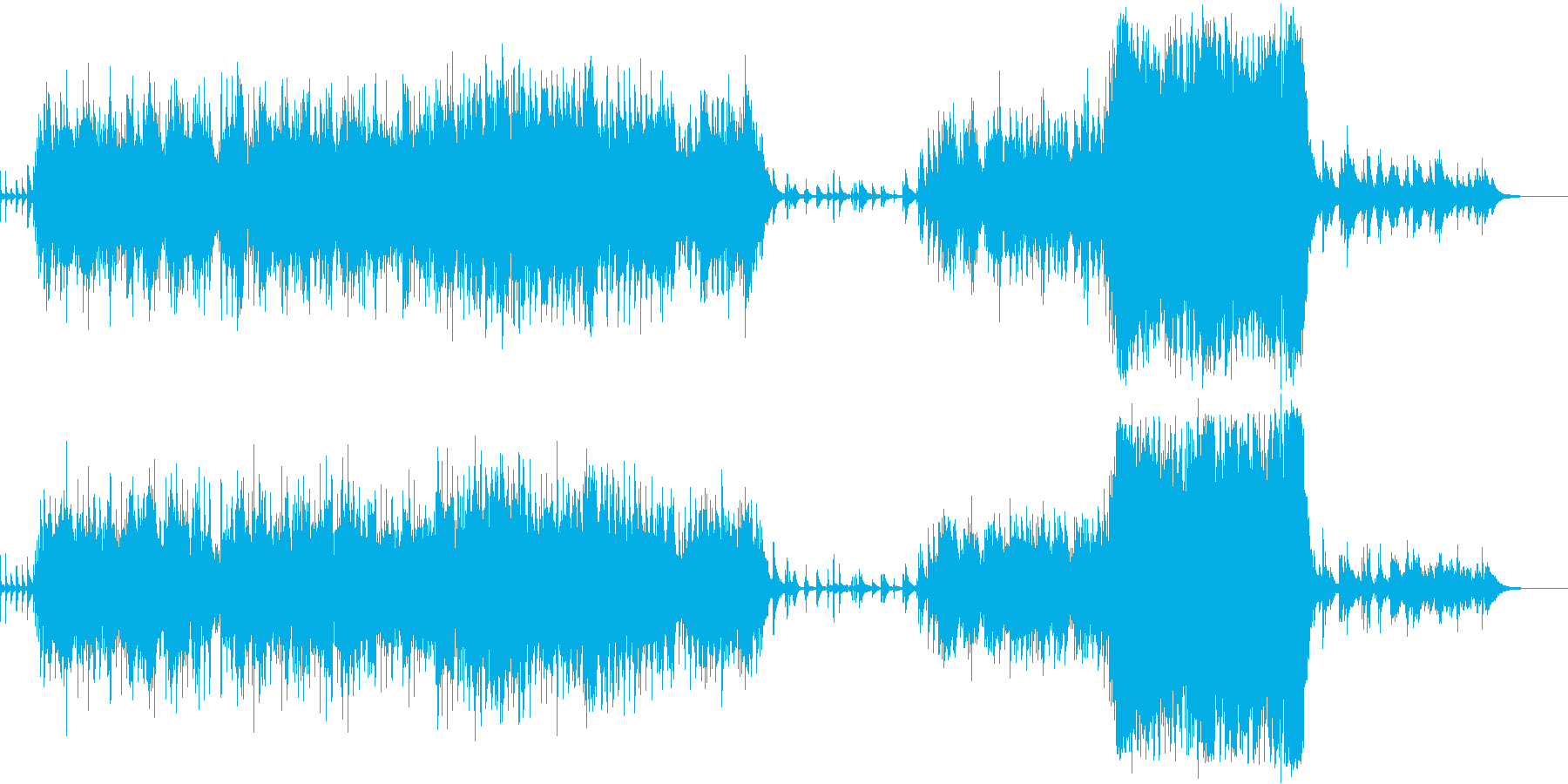 ピアノとギターが爽やかな一曲です。の再生済みの波形