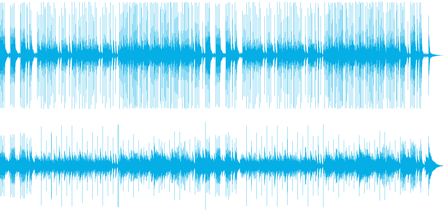 可愛らしいクッキングの時間の音楽です。の再生済みの波形