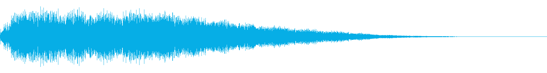 ピアノショッキング音、インパクト音の再生済みの波形
