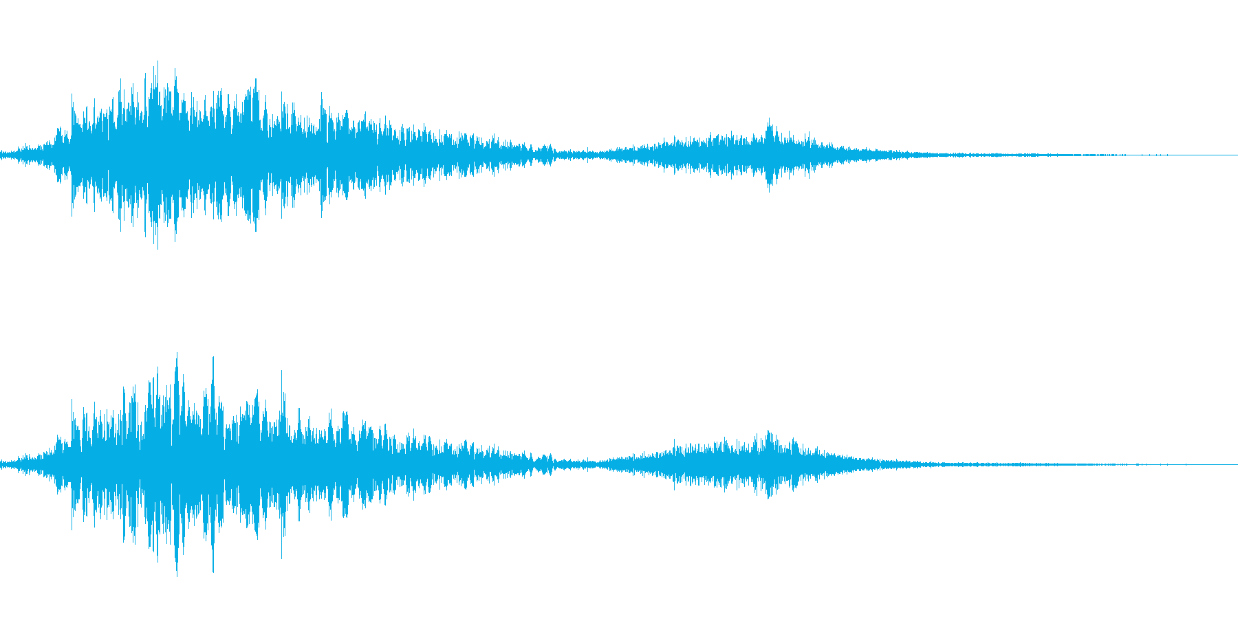 斬撃音(刀や剣で斬る/刺す効果音)13bの再生済みの波形