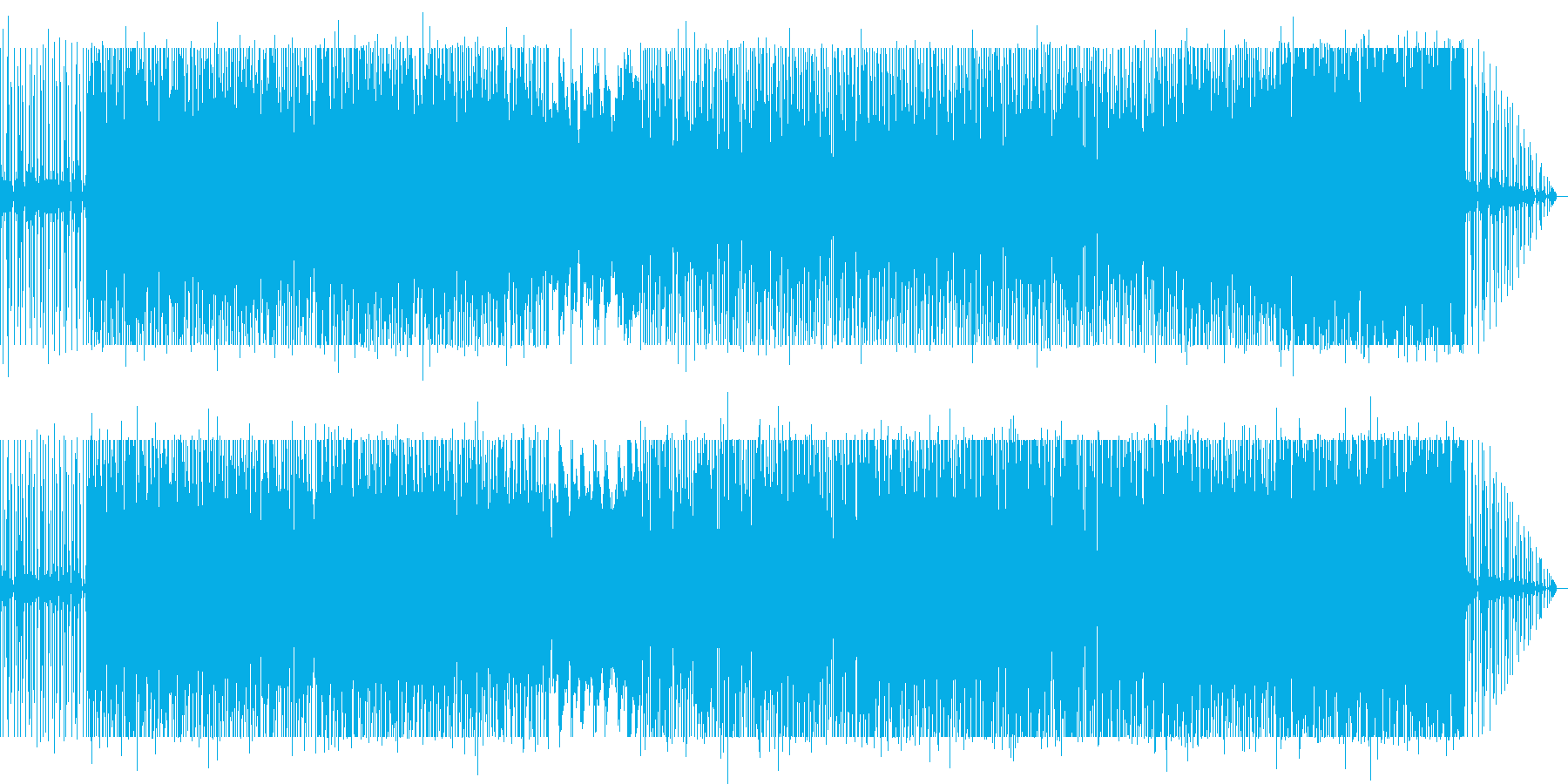 アコーディオンの風を感じるインスト曲の再生済みの波形
