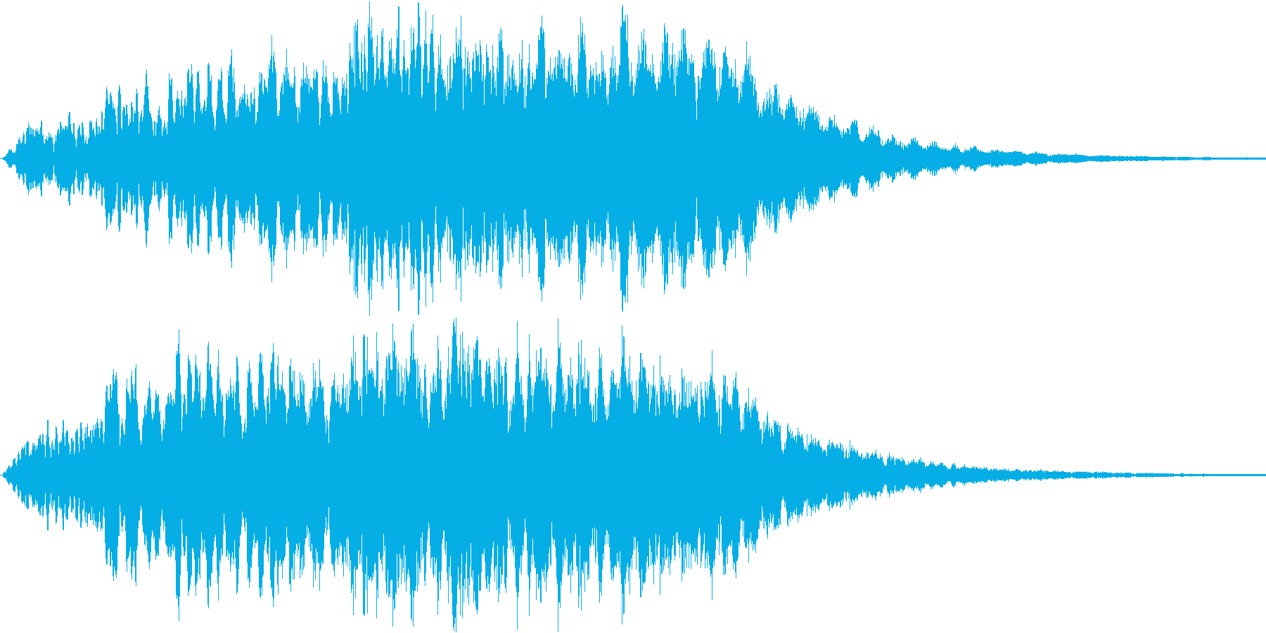 ミステリー系の短い効果音です。の再生済みの波形